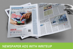Writeup and Newspaper Ads